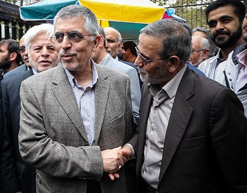 مجلس ترحیم پدر همسر خاتمی