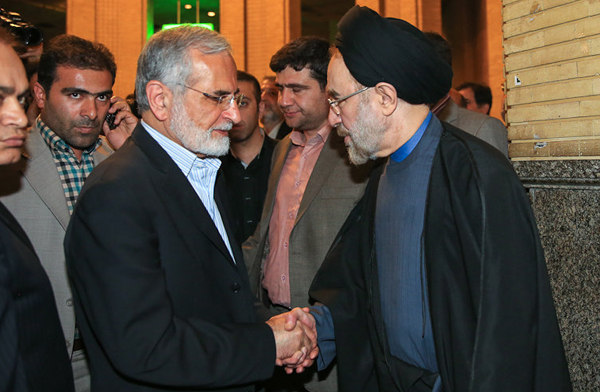 مجلس ترحیم پدر همسر خاتمی