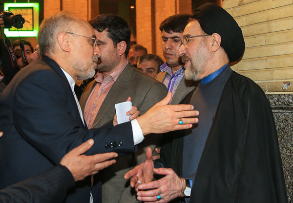 مجلس ترحیم پدر همسر خاتمی