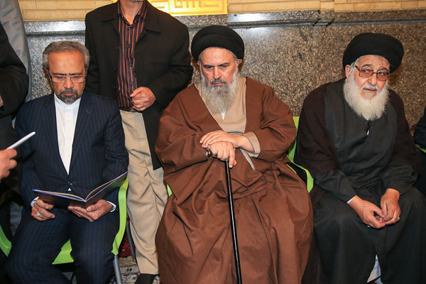 مجلس ترحیم پدر همسر خاتمی