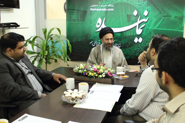 بازدید «حجت الاسلام طاهری» سخنگوی کمیسیون فرهنگی مجلس شورای اسلامی از پایگاه خبری-تحلیلی نماینده