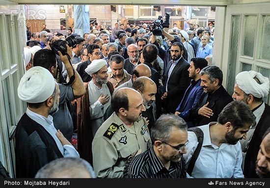 مراسم ترحیم پدر سردار جعفری