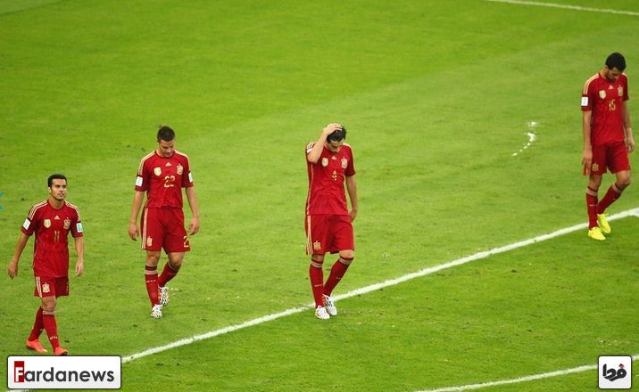 خداحافظی اسپانیا از جام جهانی