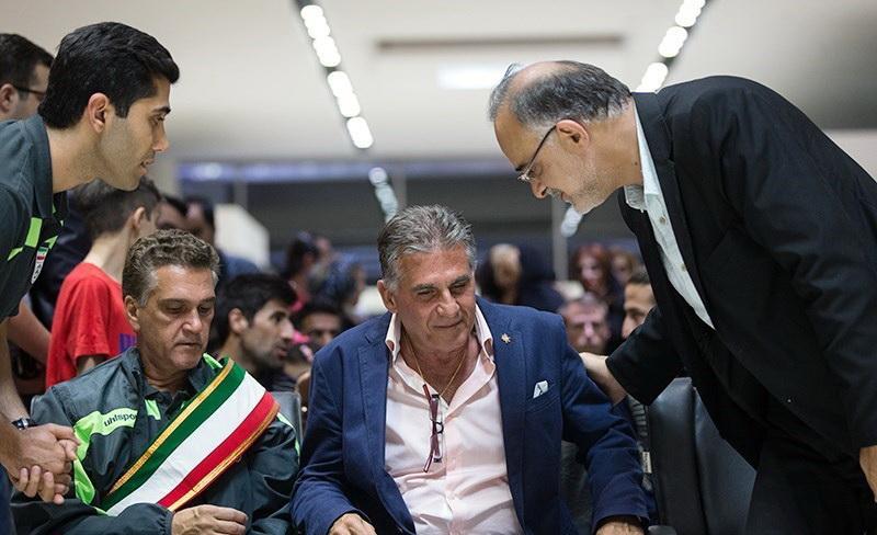 بازگشت ملی پوشان از برزیل