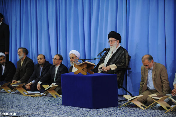 محفل نورانی انس با قرآن کریم در حضور رهبر معظم انقلاب اسلامی