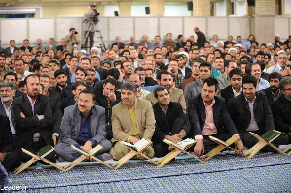 محفل نورانی انس با قرآن کریم در حضور رهبر معظم انقلاب اسلامی