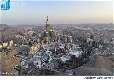 تصاویر هوایی از کعبه در ماه رمضان