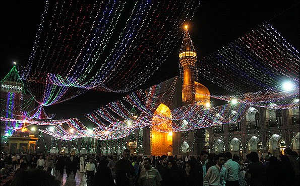 چراغانی حرم رضوی