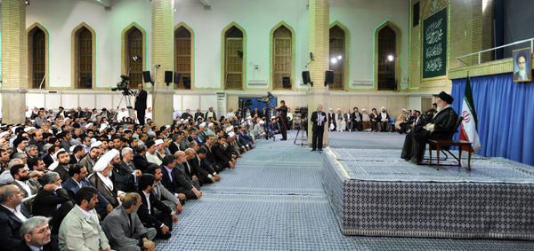 دیدار کارگزاران حج با مقام معظم رهبری