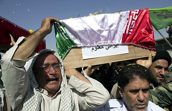 آئین استقبال از شهدای هشت سال دفاع مقدس در مرز شلمچه