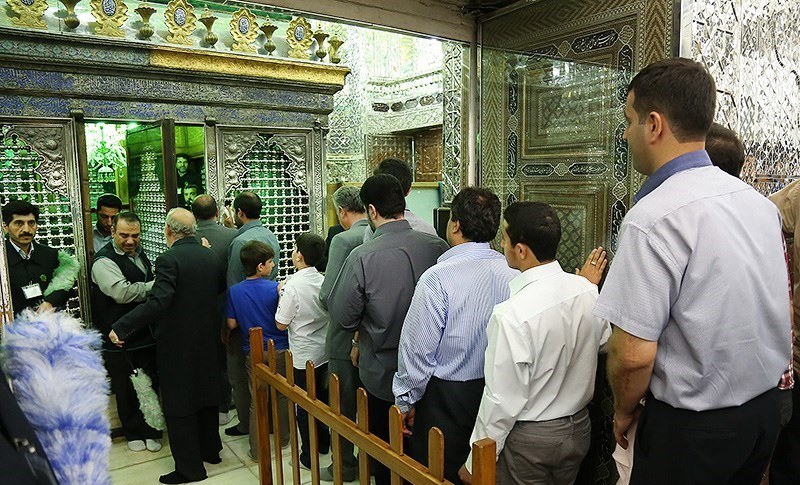 آیین غبار روبی حرم عبدالعظیم حسنی (ع)