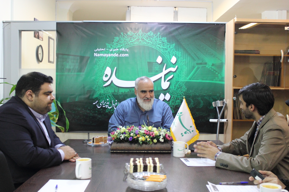 «بهرام بیرانوند» در حاشیه بازدید از سایت «نماینده»