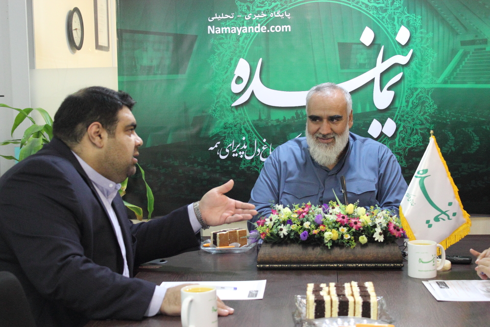 «بهرام بیرانوند» در حاشیه بازدید از سایت «نماینده»