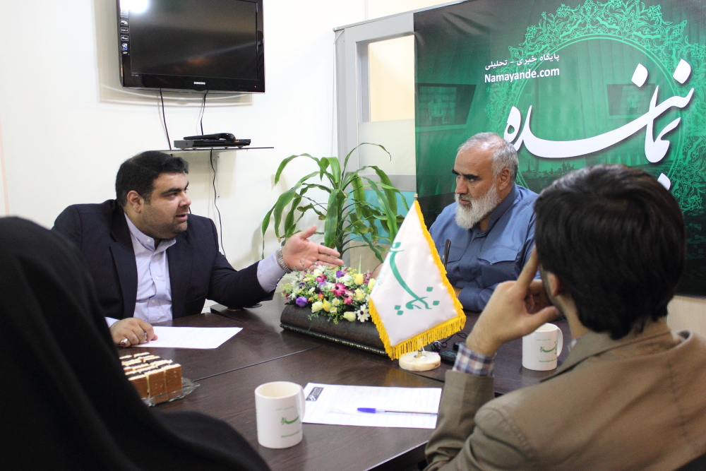 «بهرام بیرانوند» در حاشیه بازدید از سایت «نماینده»