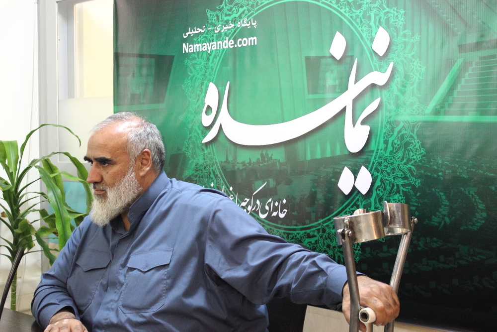 «بهرام بیرانوند» در حاشیه بازدید از سایت «نماینده»