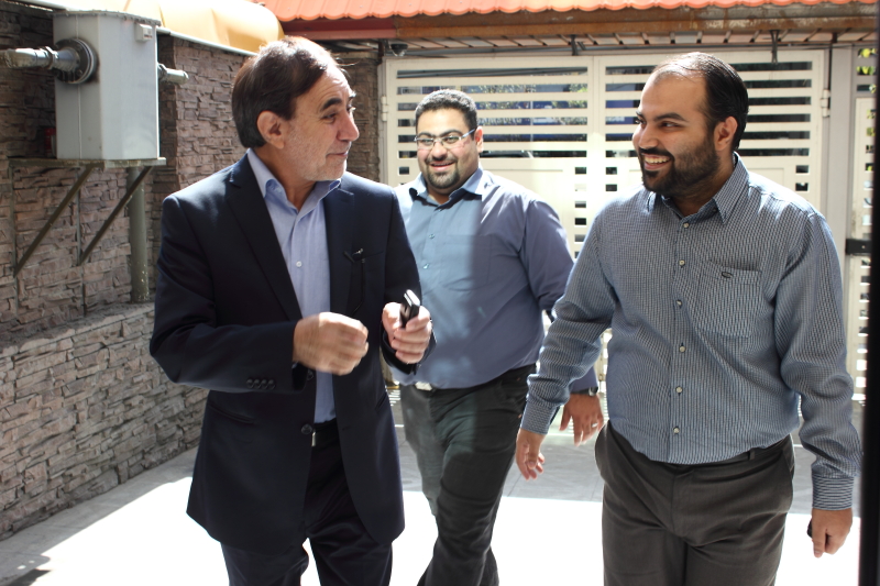 «ابراهیم آقامحمدی» در حاشیه بازدید از سایت «نماینده»