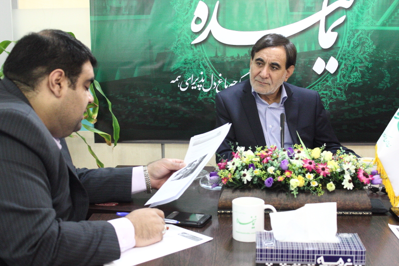 «ابراهیم آقامحمدی» در حاشیه بازدید از سایت «نماینده»