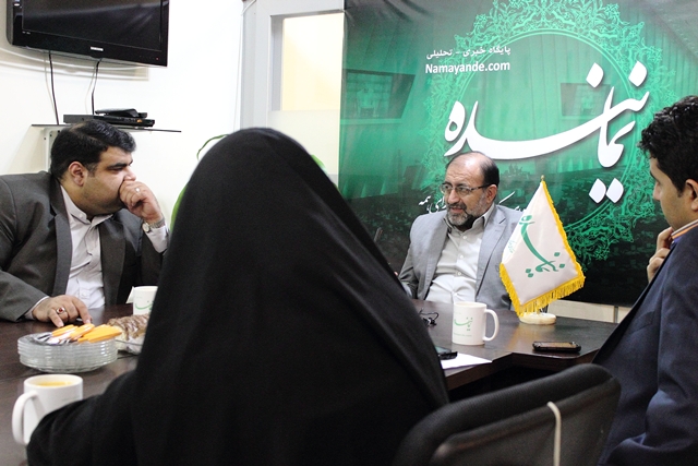 «مجتبی رحماندوست» در حاشیه بازدید از سایت «نماینده»