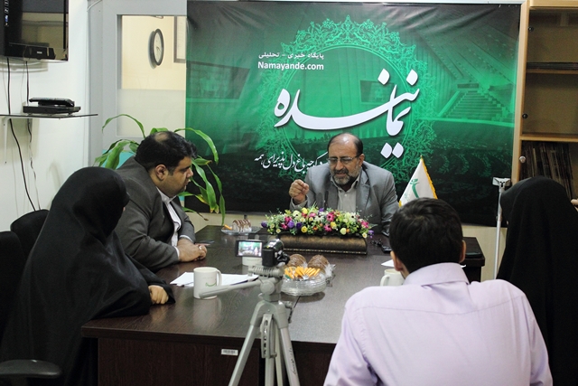 «مجتبی رحماندوست» در حاشیه بازدید از سایت «نماینده»