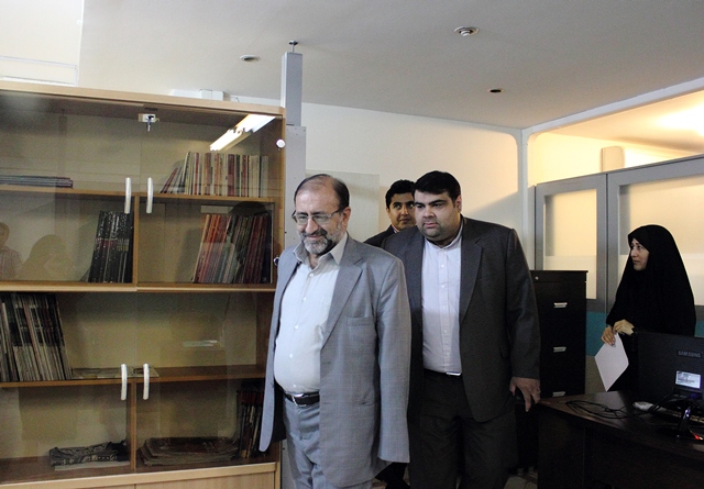 «مجتبی رحماندوست» در حاشیه بازدید از سایت «نماینده»