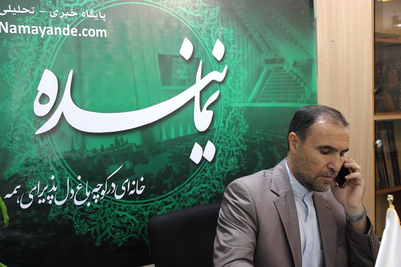 احمد آریایی نژاد، نماینده ملایر در حاشیه بازدید از سایت نماینده