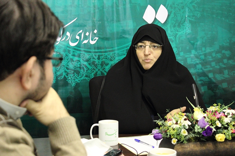زهره طبیب‌زاده‌نوری در حاشیه بازدید از سایت «نماینده»