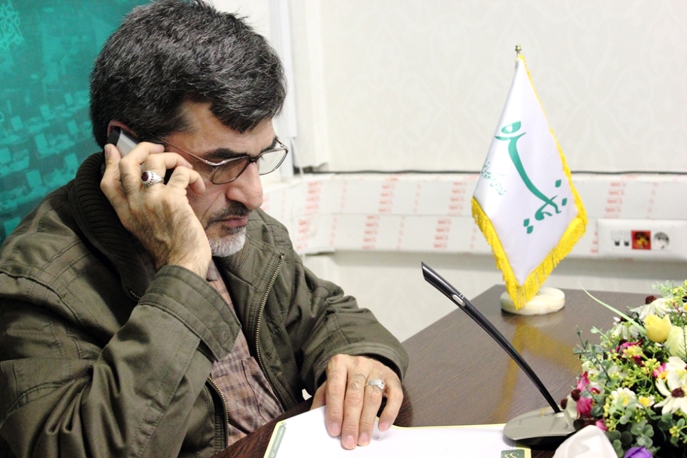 مهدی کوچک زاده در حاشیه بازدید از سایت نماینده