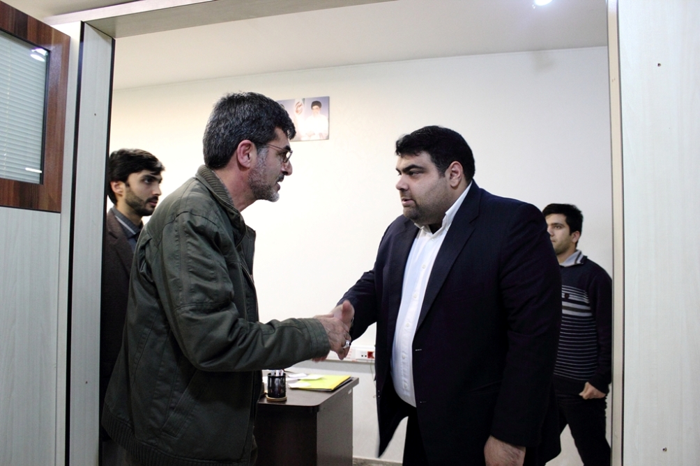 مهدی کوچک زاده در حاشیه بازدید از سایت نماینده