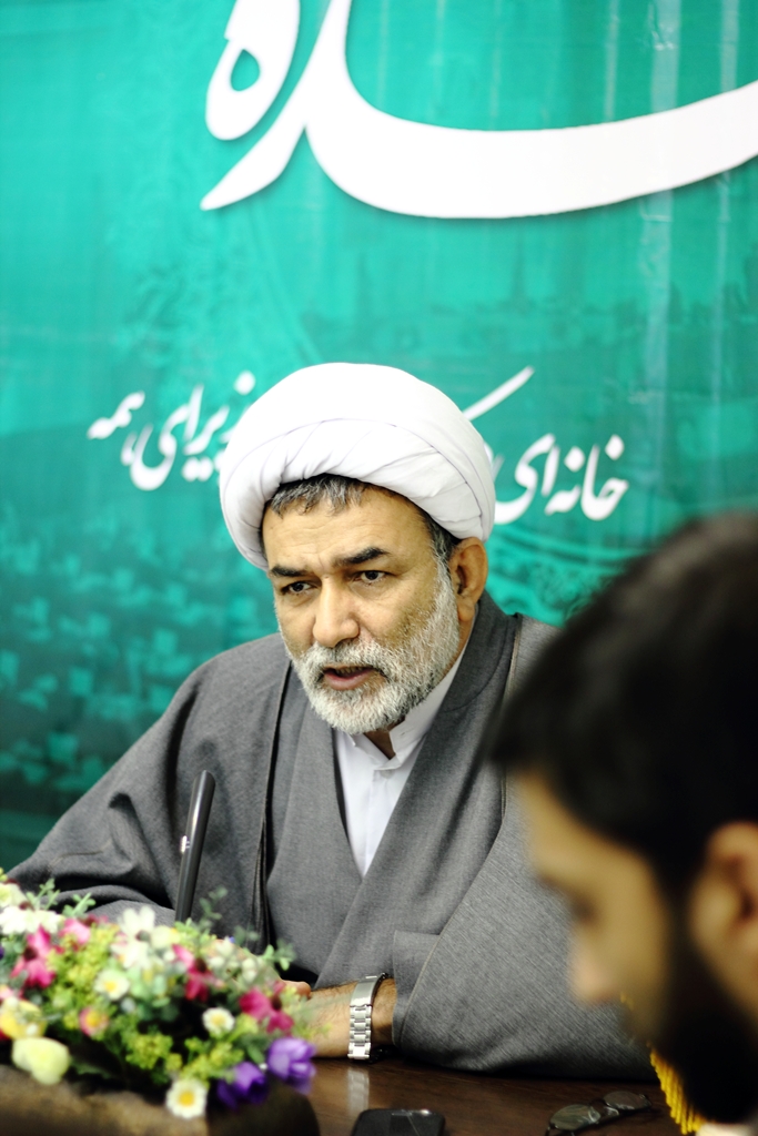 حجت الاسلام موسی احمدی در حاشیه بازدید از سایت نماینده