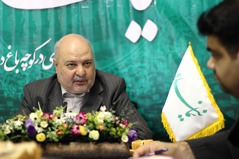 سیدمسعود میرکاظمی نماینده تهران در حاشیه بازدید از سایت «نماینده»