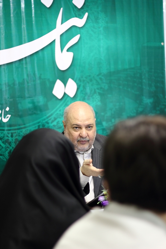 سیدمسعود میرکاظمی نماینده تهران در حاشیه بازدید از سایت «نماینده»