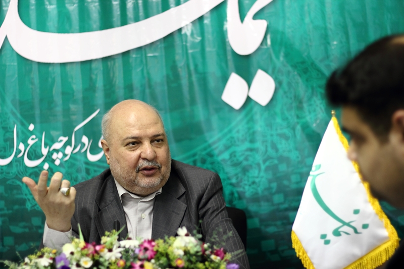 سیدمسعود میرکاظمی نماینده تهران در حاشیه بازدید از سایت «نماینده»