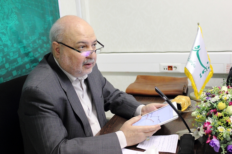 سیدمسعود میرکاظمی نماینده تهران در حاشیه بازدید از سایت «نماینده»