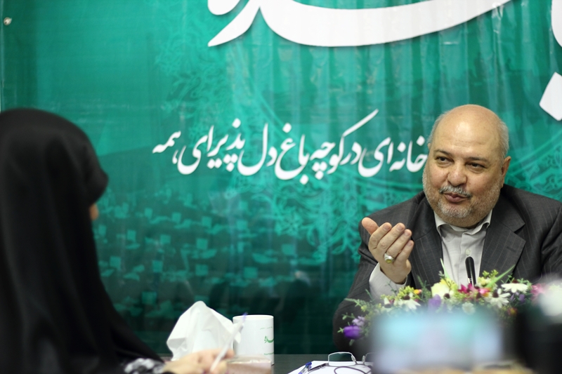 سیدمسعود میرکاظمی نماینده تهران در حاشیه بازدید از سایت «نماینده»