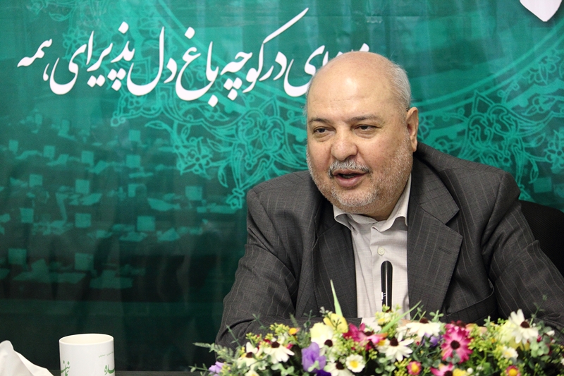 سیدمسعود میرکاظمی نماینده تهران در حاشیه بازدید از سایت «نماینده»