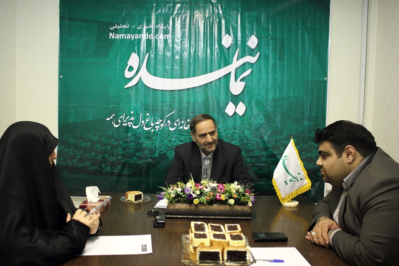 روح‌الله عباسپور در حاشیه بازدید از سایت «نماینده»