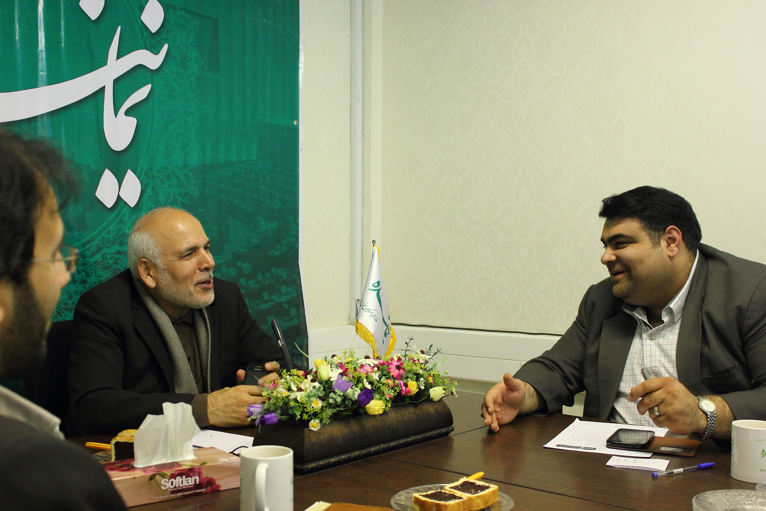 «عبدالکریم جمیری» در حاشیه بازدید از سایت «نماینده»