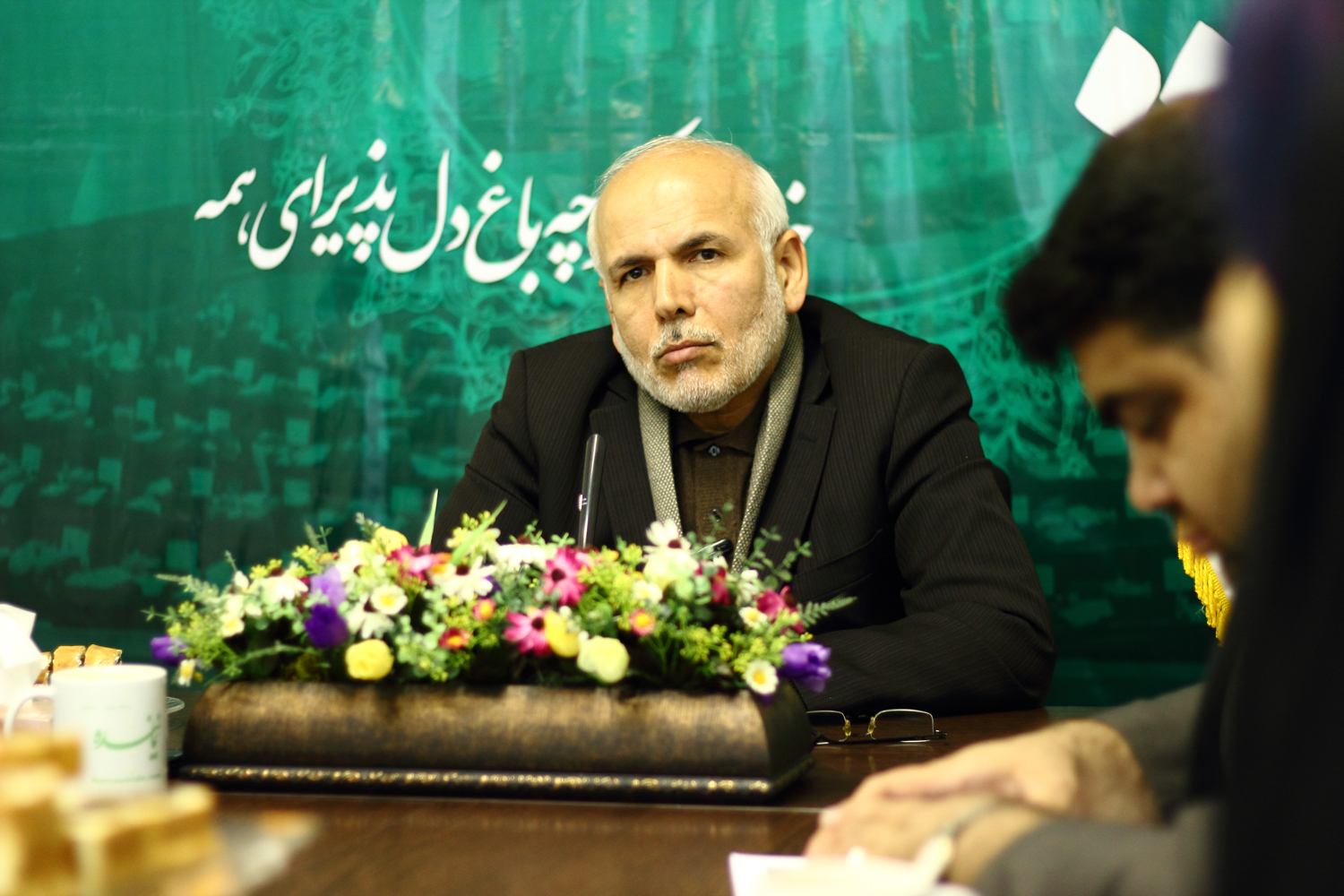 «عبدالکریم جمیری» در حاشیه بازدید از سایت «نماینده»