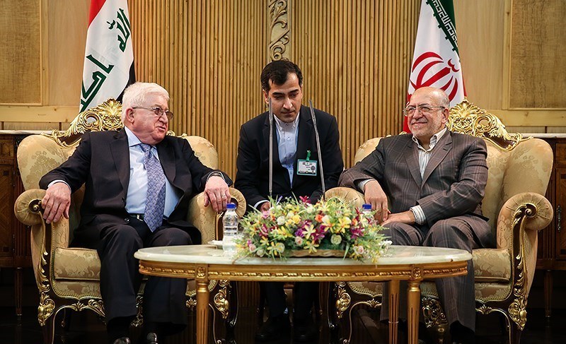 ورود رئیس جمهور عراق به تهران