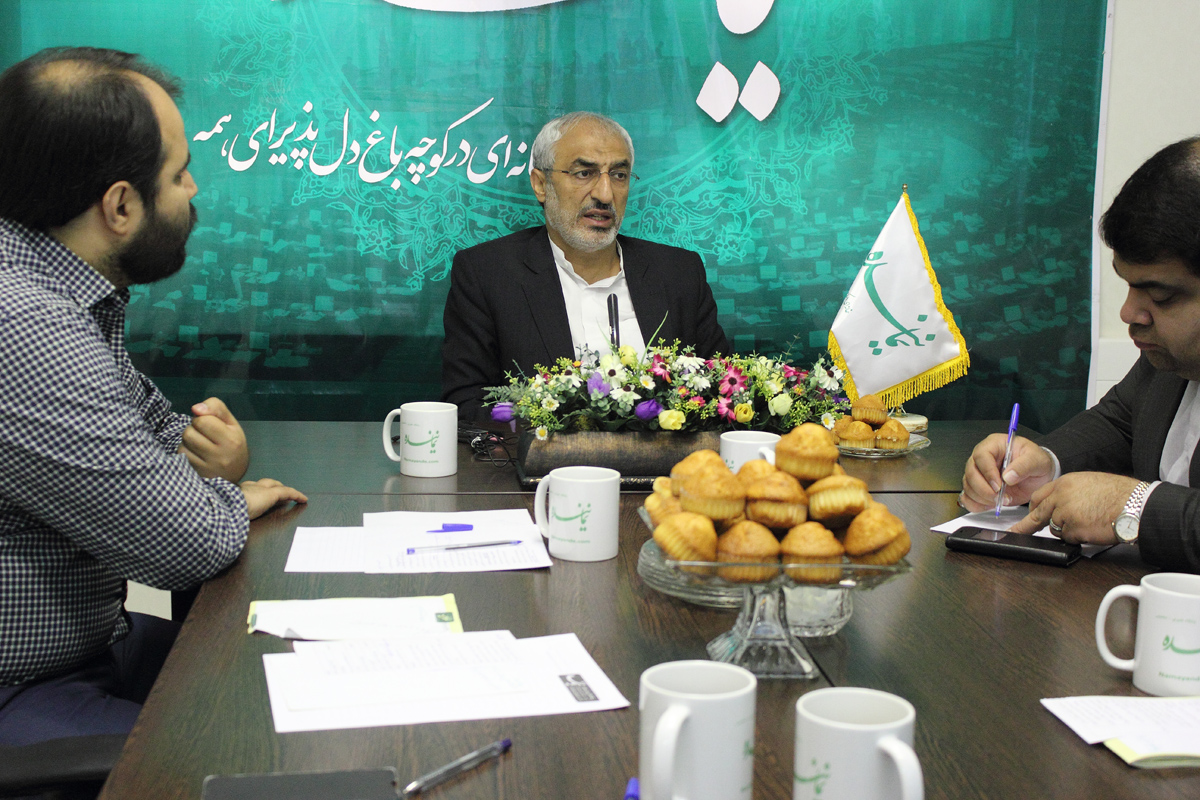 محمدمهدی زاهدی در حاشیه بازدید از سایت «نماینده»