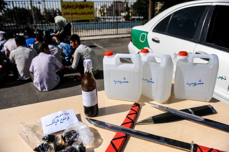 دستگیری اوباش و مزاحم نوامیس در تهران