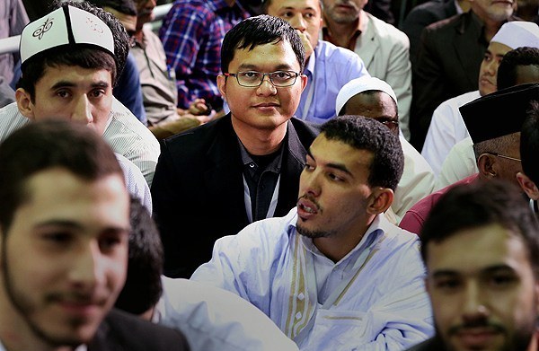 دیدار شرکت‌کننده گان مسابقات قرآن با رهبر انقلاب