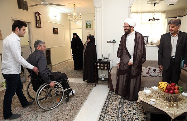 دیدار نمایندگان رهبرانقلاب با جانبازان