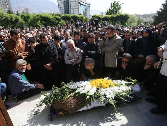 تشییع پیکر مهران دوستی