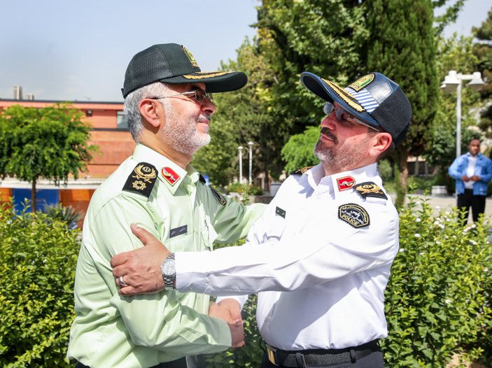تودیع و معارفه رییس پلیس راهور