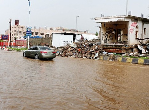 سیل در یمن