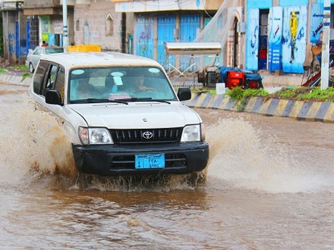 سیل در یمن