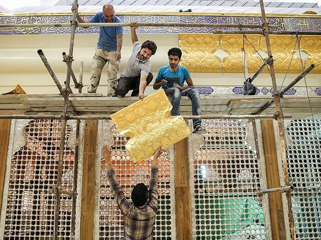 مراحل بازسازی حرم امام خمینی(ره)