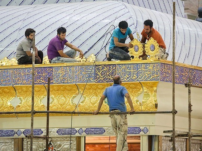 مراحل بازسازی حرم امام خمینی(ره)