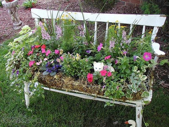 تبدیل وسایل قدیمی به باغ های رویایی